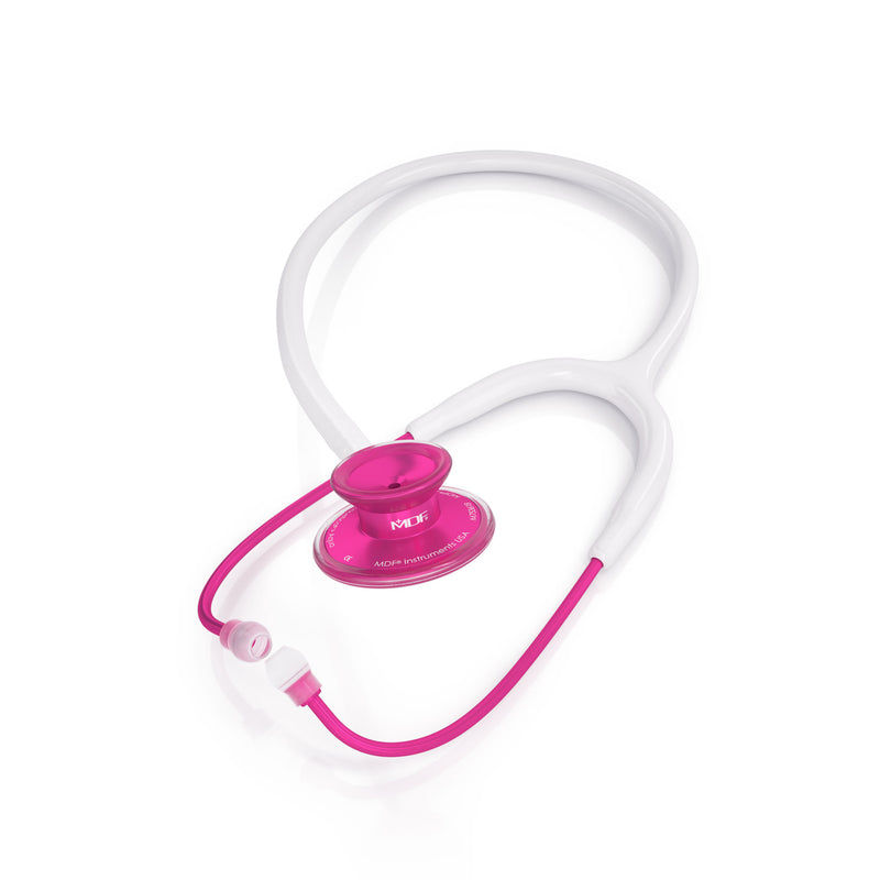 Acoustica® Fonendoscopio - Pinkalloy / Blanco